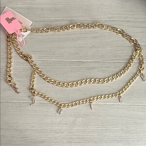 Juicy couture Gold Chain Belt